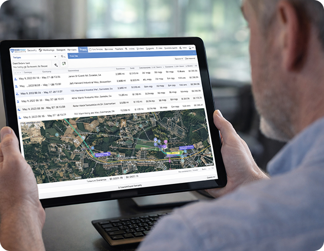 Brickhouse GPS platform Trip Hsitory